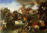 Johann Peter Krafft Zrenyis Charge from the Fortress of Szigetvar oil painting picture wholesale